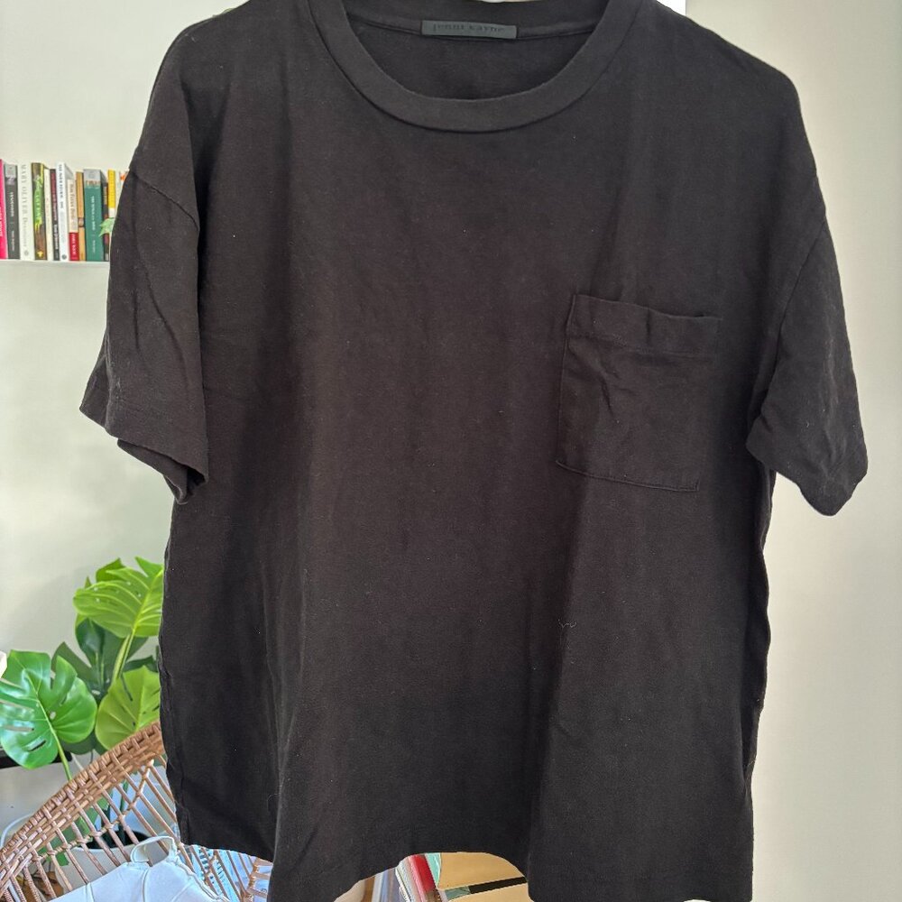 Jenni Kayne Loose fit Summer T Black Womens Size L